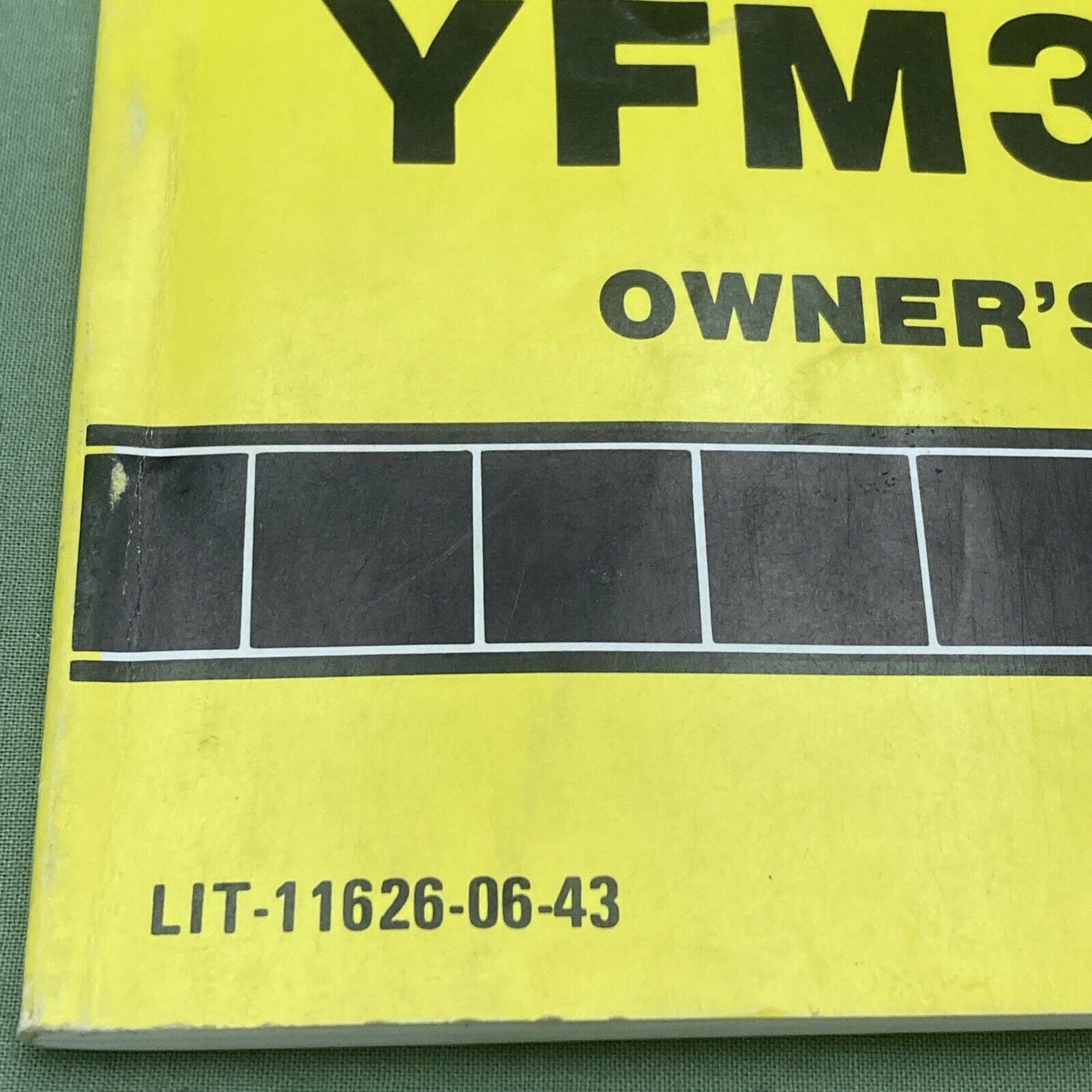 YAMAHA LIT-11626-06-43 YFM350XU OWNER'S MANUAL 1987