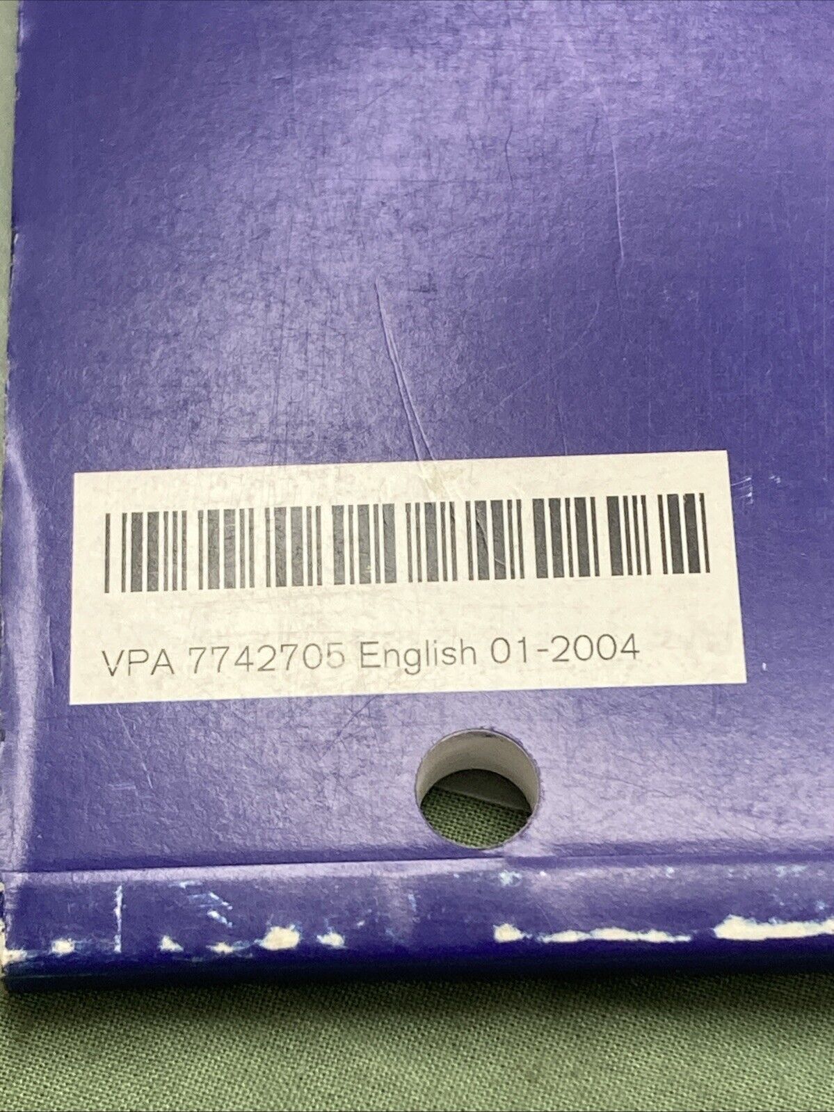 GENUINE VOLVO PENTA VPA 7742705 OPERATOR'S MANUAL 3.0GLM-C, 3.0GLP-C, 4.3GL-D