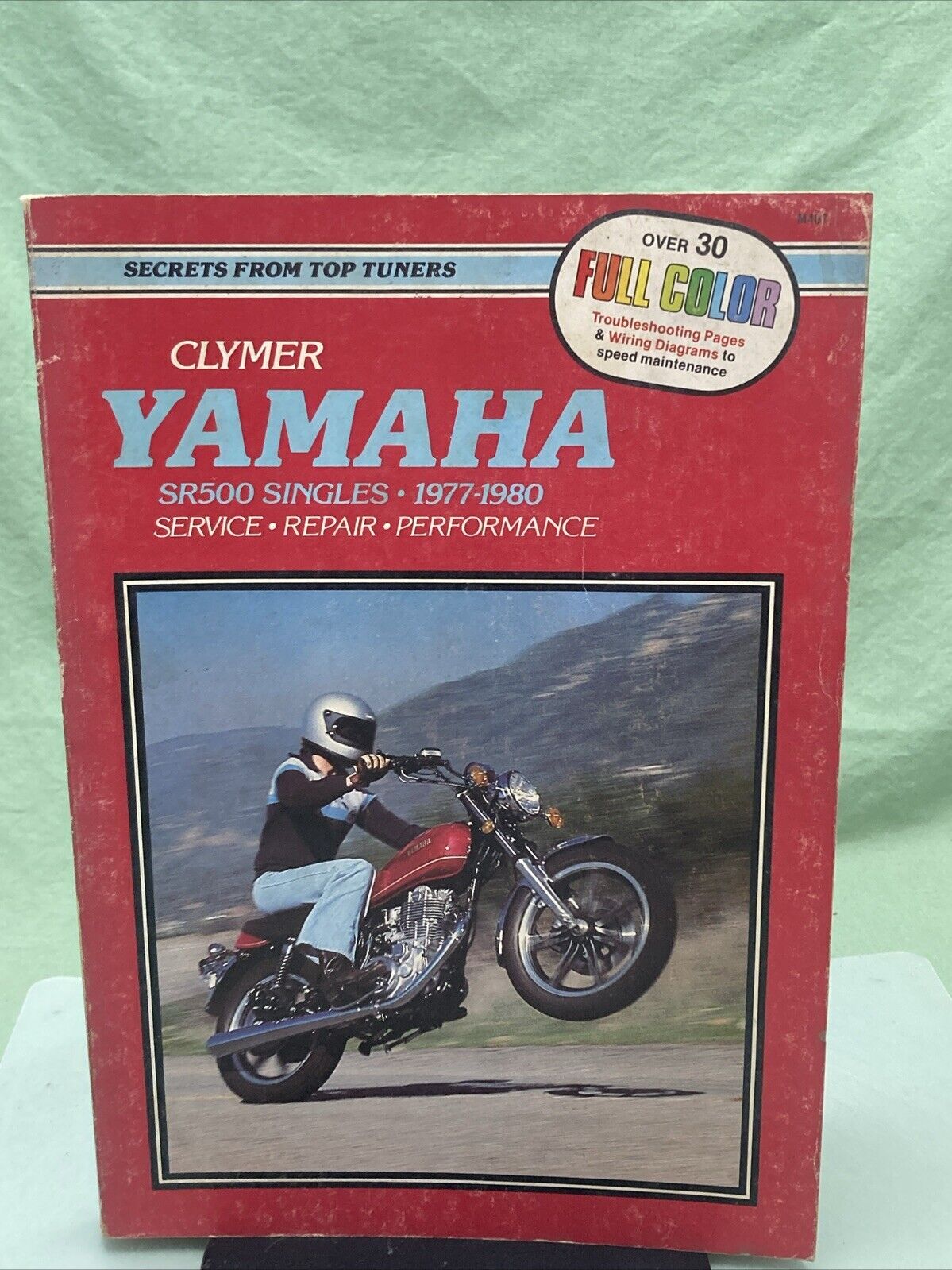 CLYMER M407 SR500 SINGLES 77-80 SERVICE MANUAL YAMAHA