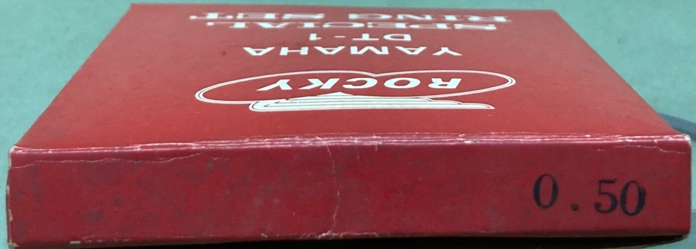 NEW GENUINE ROCKY YAMAHA 214-11601-23 PISTON RING SET DT-1 2ND 0.50 O/S