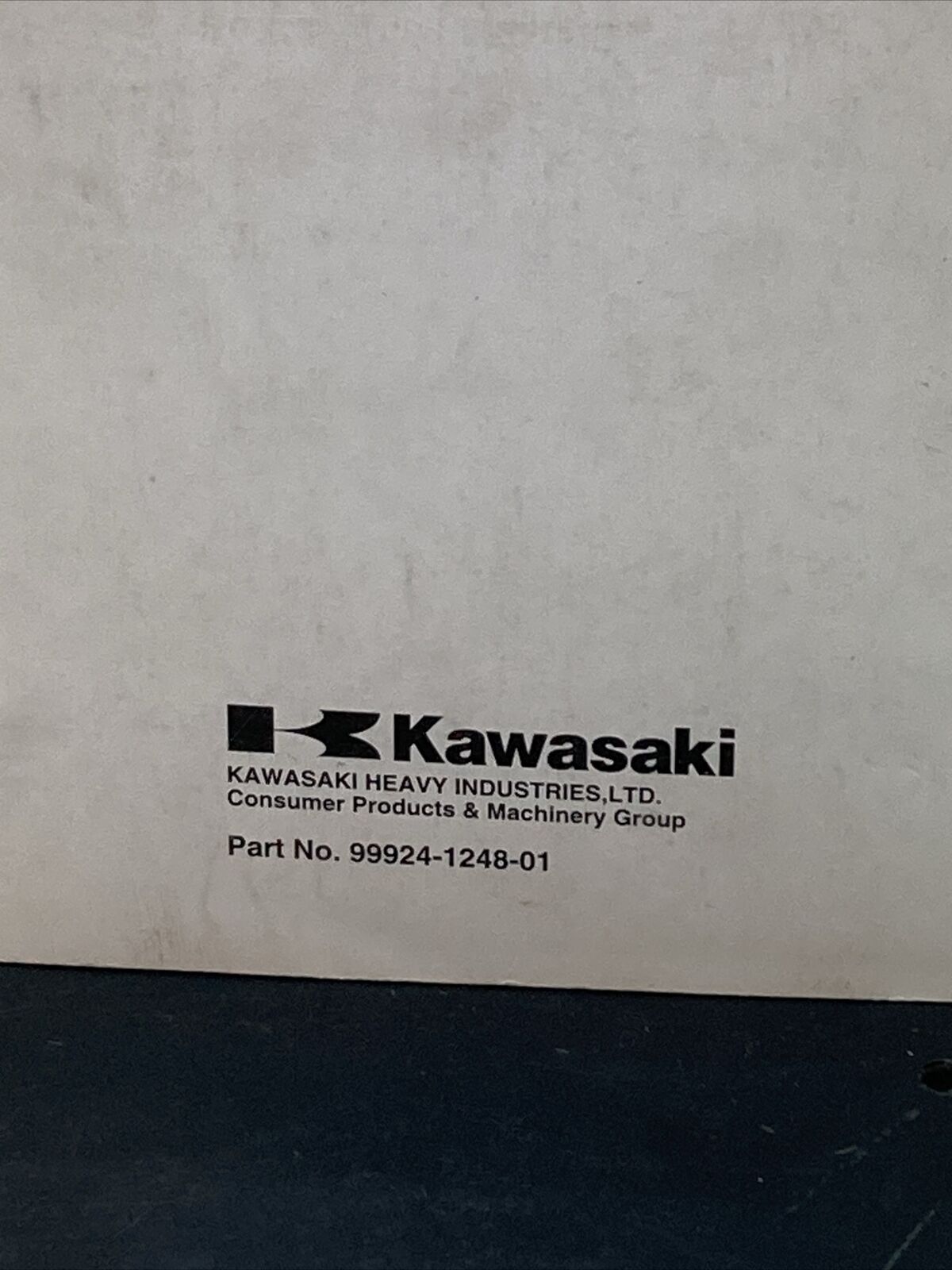 GENUINE KAWASAKI 99924-1248-01 ZR-7 SERVICE MANUAL