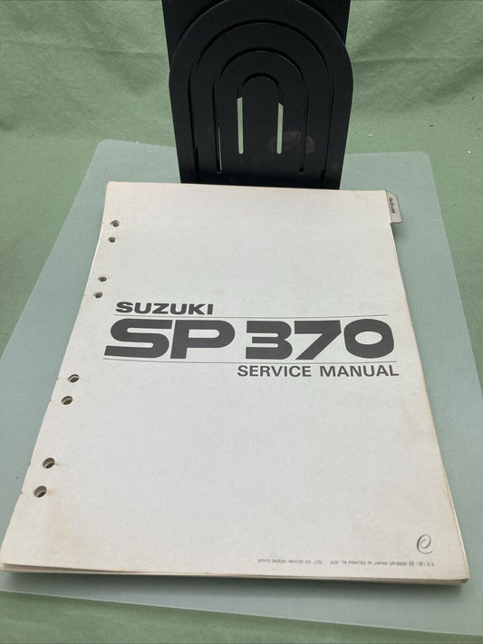 GENUINE SUZUKI SR-6500 E-3 SP370 SERVICE MANUAL 1978