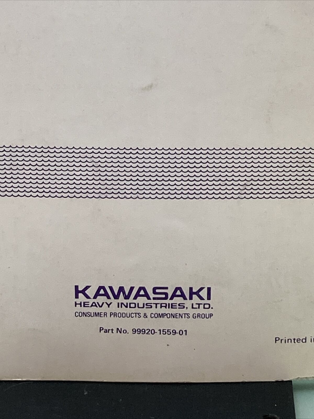 GENUINE KAWASAKI 99920-1559-01 JET SKI 650SX OWNER'S MANUAL