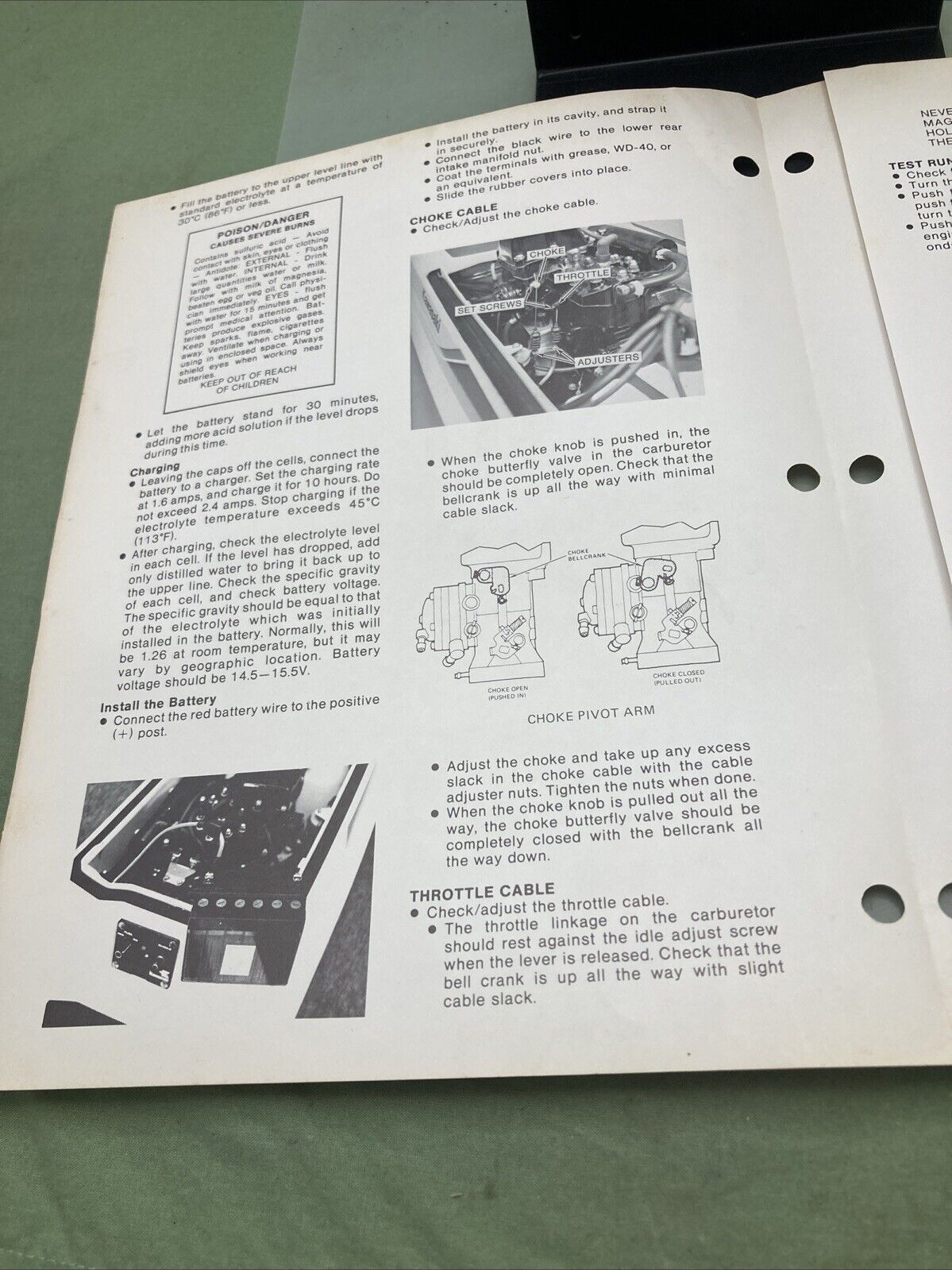 GENUINE KAWASAKI 99964-0041-01 JS440-A3 JET SKI PREPARATION MANUAL 1978