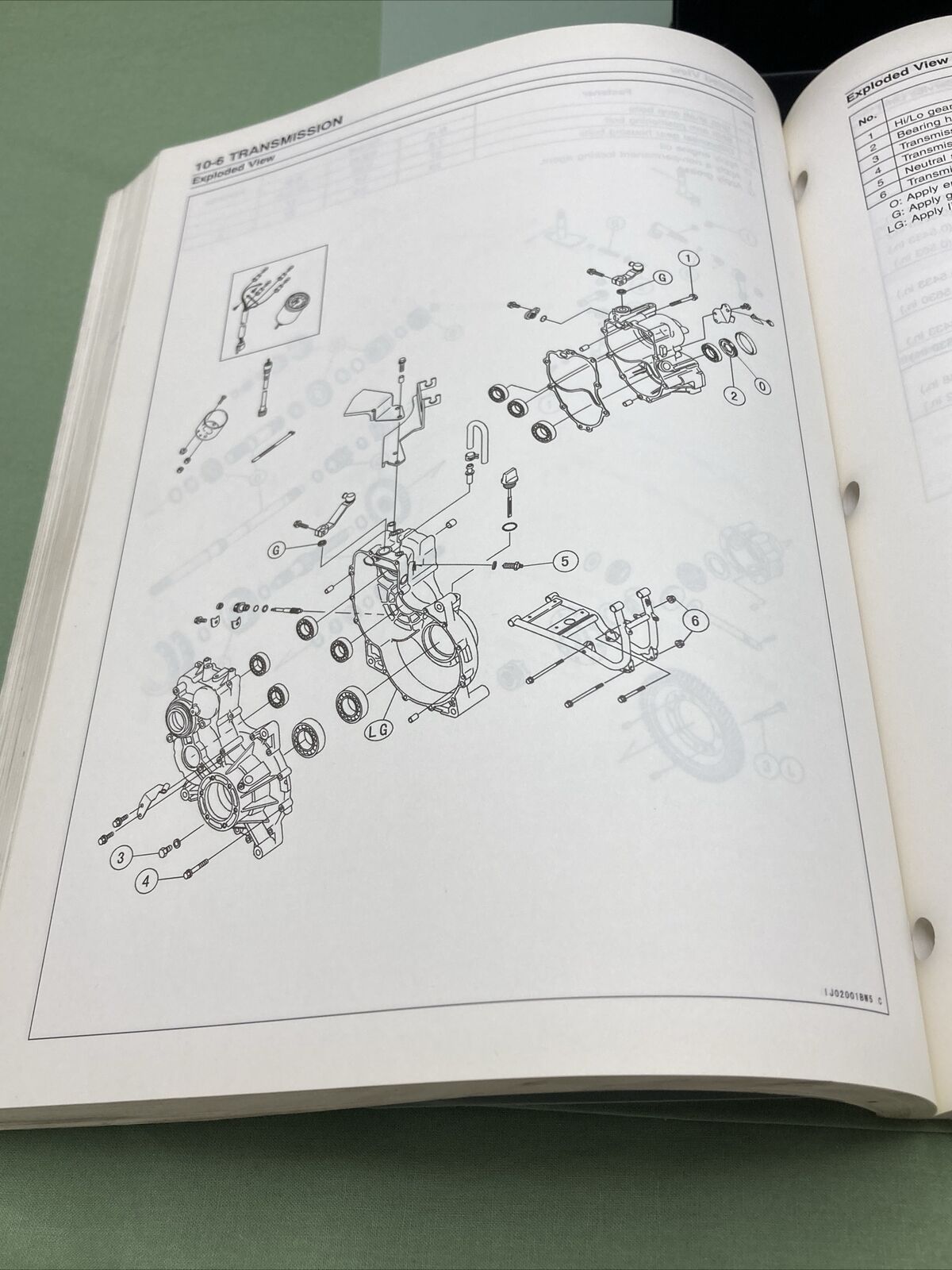 GENUINE KAWASAKI 99924-1306-01 UTILITY VEHICLE SERVICE MANUAL MULE 3010 DIESEL