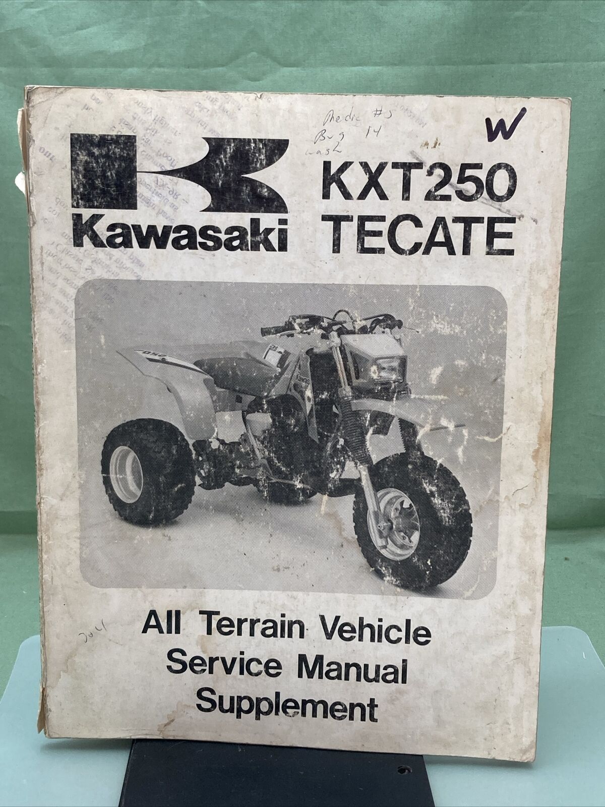 GENUINE KAWASAKI 99924-1068-51 KXT 250 TECATE SERVICE MANUAL