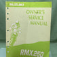 GENUINE SUZUKI 99011-05D55-03A SERVICE MANUAL RMX250