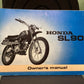 GENUINE HONDA SL90 OWNER'S MANUAL