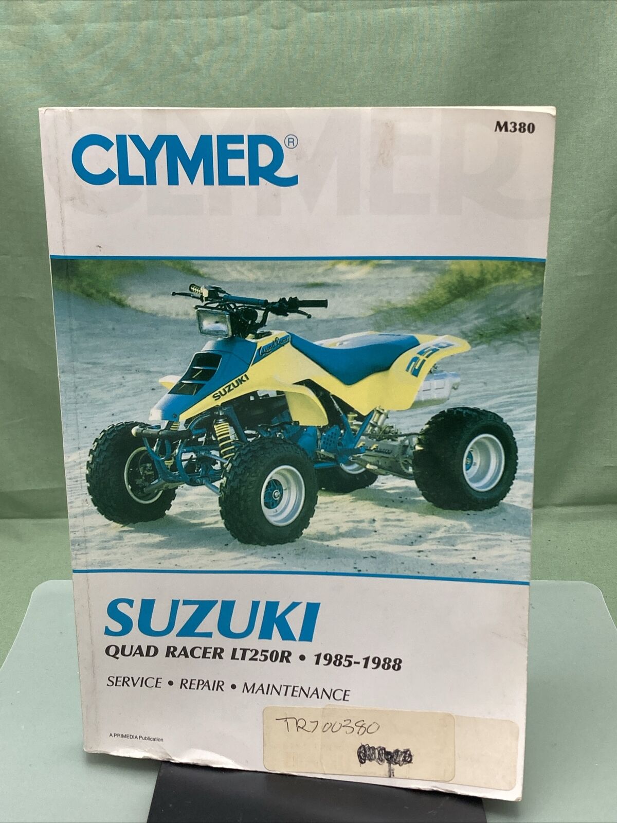 GENUINE CLYMER SUZUKI QUAD RACER LT250R SERVICE MANUAL '85-'88 M380