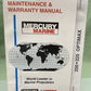 GENUINE MERCURY 90-10201990 OPERATION MAINTENANCE & WARRANTY MANUAL 1998