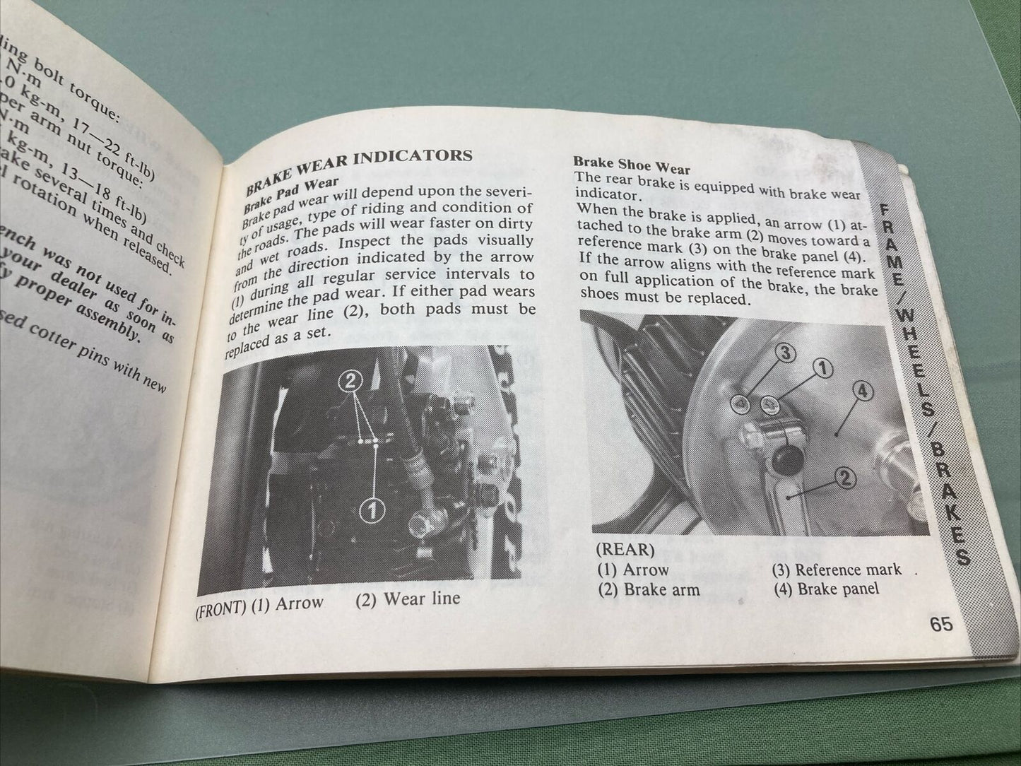 GENUINE HONDA 31MG8600 VT1100C OWNER'S MANUAL '85