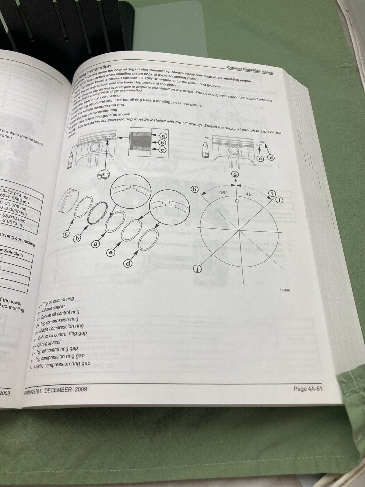 GENUINE MERCURY 90-8M8023781 VERADO SCI 350 RACING SERVICE MANUAL 2009