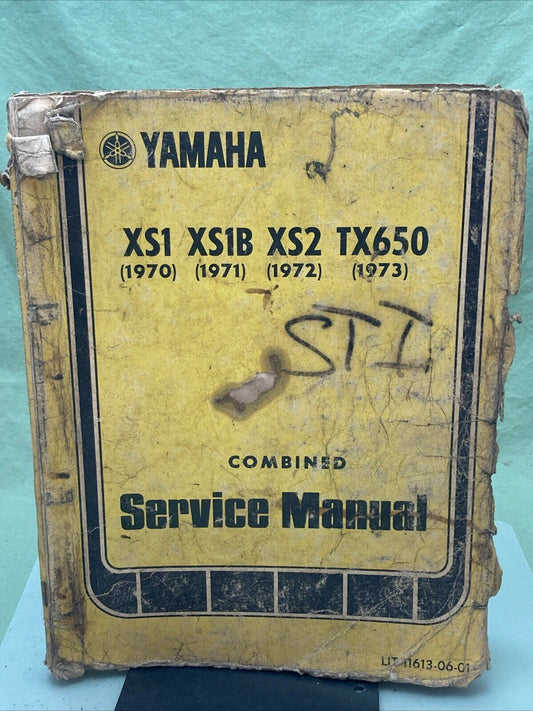 GENUINE YAMAHA LIT-11613-06-01 COMBINED SERVICE MANUAL 1970-1973