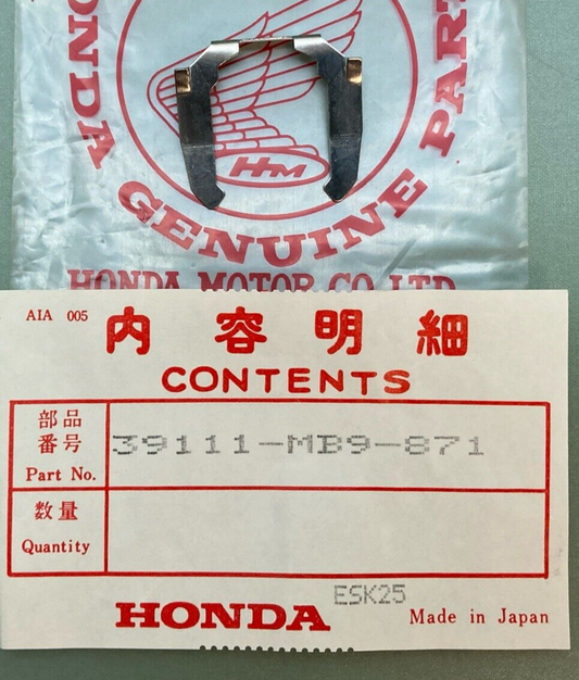 NEW GENUINE HONDA 39111-MB9-871 SPRING, LOCK