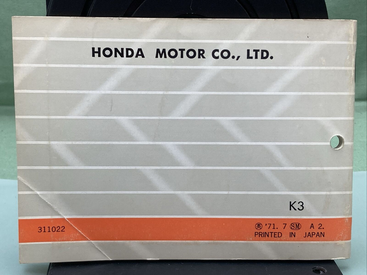 GENUINE HONDA 311022 CT90 OWNER'S MANUAL '90