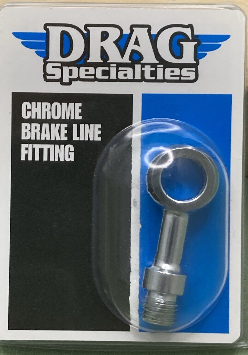 NEW DRAG SPECIALTIES DS098152 BRAKE FITTING 7/16 in. Banjo x AN-3 Male Straight