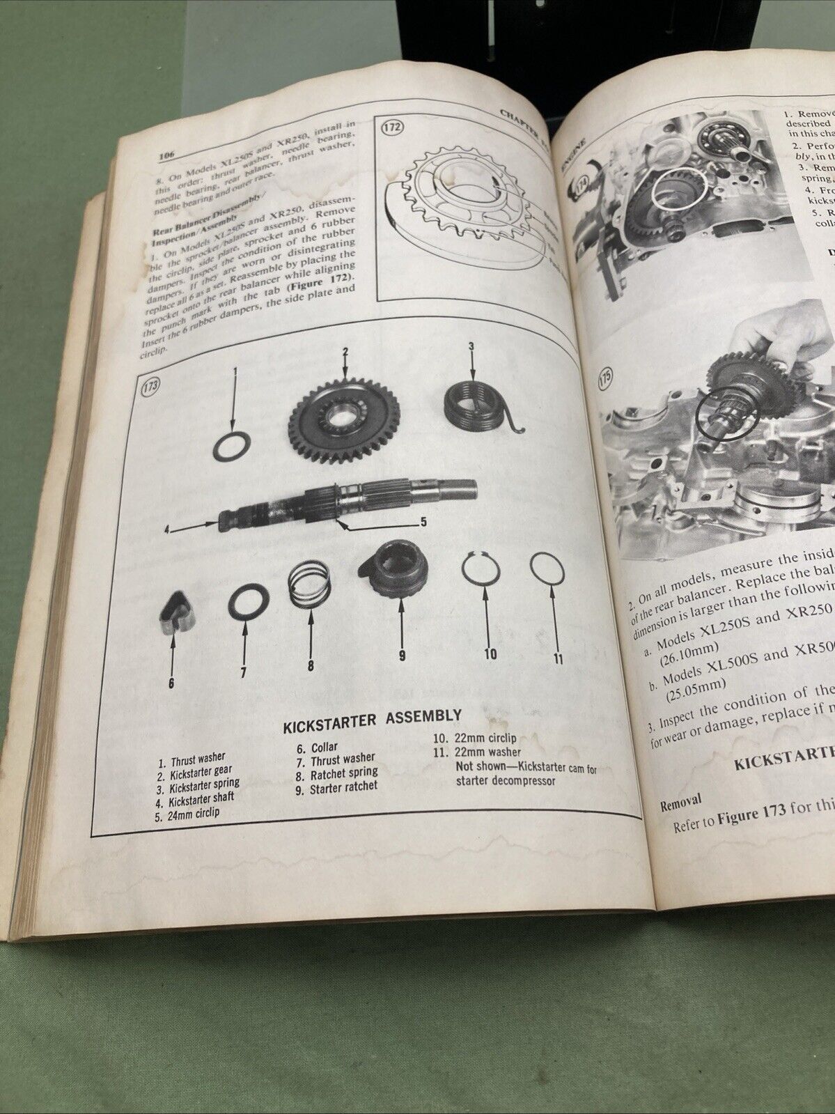 GENUINE CLYMER M319 HONDA XR/XL250 & 500 SINGLES 1978-1979 SERVICE MANUAL