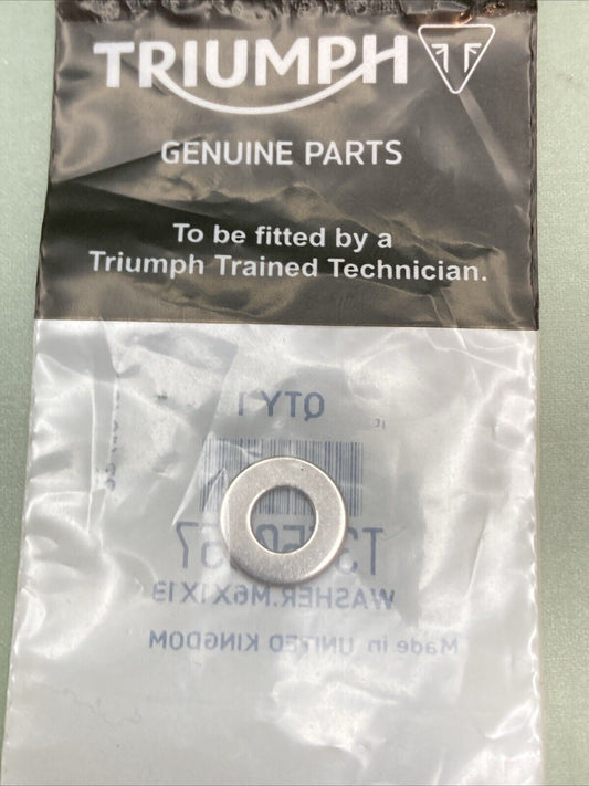 NEW GENUINE TRIUMPH T3550957 WASHER.M6X1X13 Bonneville