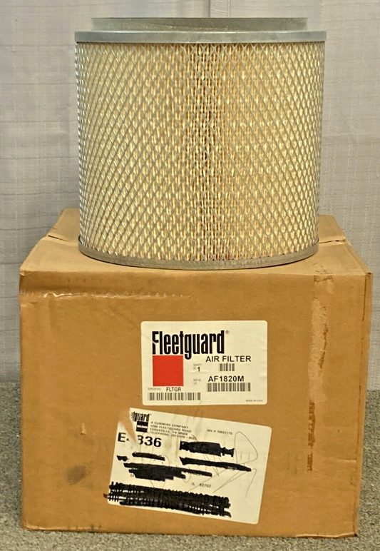 NEW GENUINE FLEETGUARD AF1820M Air Filter - Primary, 9.5 in. (Height)