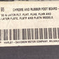 NEW GENUINE HARLEY DAVIDSON 50176-95 Chrome & Rubber Rider Footboard