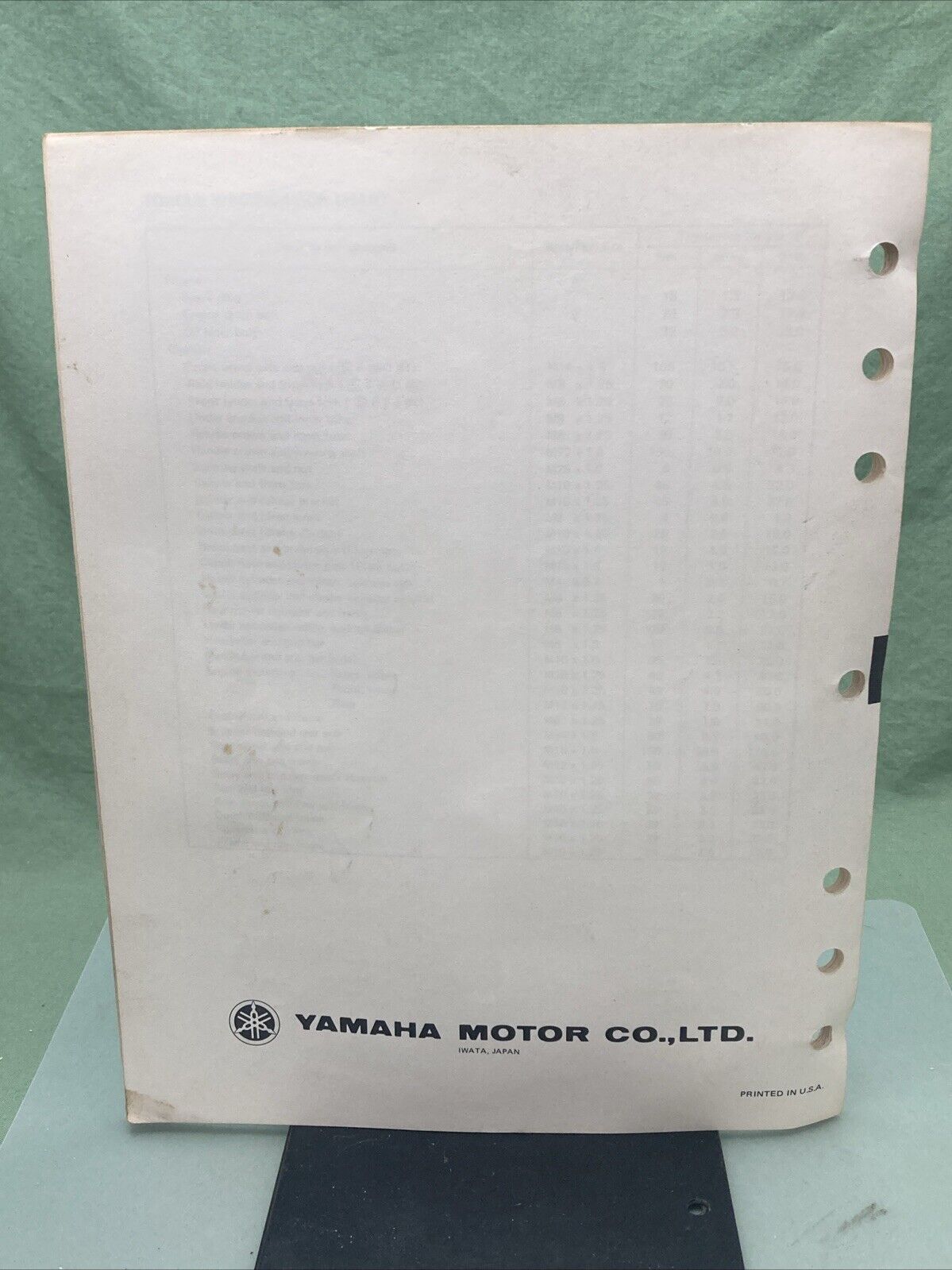 YAMAHA LIT-11666-04-06 XVZ12KC2/DKC2/XVZ12L/DL SUP. ASSEMBLY MANUAL 41R-28107-10