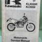 GENUINE KAWASAKI 99924-1162-04 KLX650R/KLX650 MOTORCYCLE SERVICE MANUAL