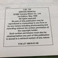 GENUINE YAMAHA LIT-18616-01-65 9.9V, 15V SERVICE MANUAL 1996