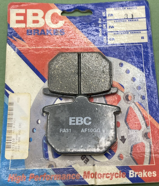 NEW EBC FA31 High Performance Motorcycle Brake Pads MADE WITH KEVLAR