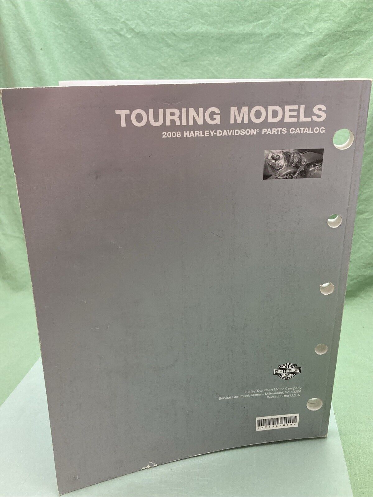 HARLEY DAVIDSON 99456-08B TOURING MODELS 2008 PARTS CATALOG