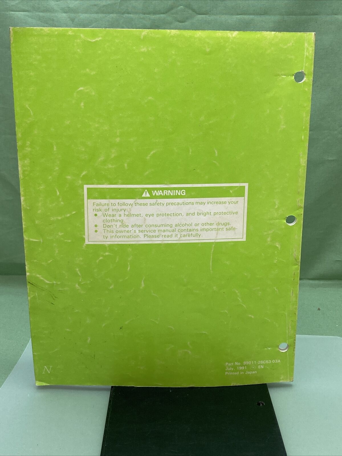 GENUINE SUZUKI 99011-28C53-03A OWNER'S SERVICE MANUAL RM250