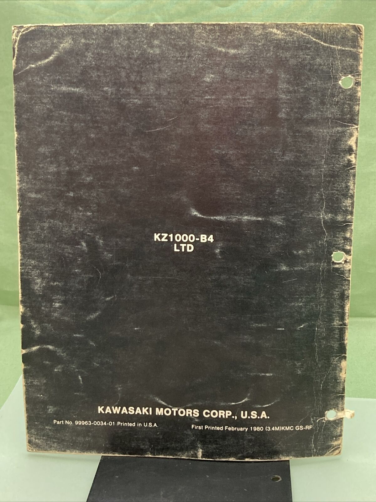 GENUINE KAWASAKI 99963-0034-01 KZ1000LTD SERVICE MANUAL SUPPLEMENT