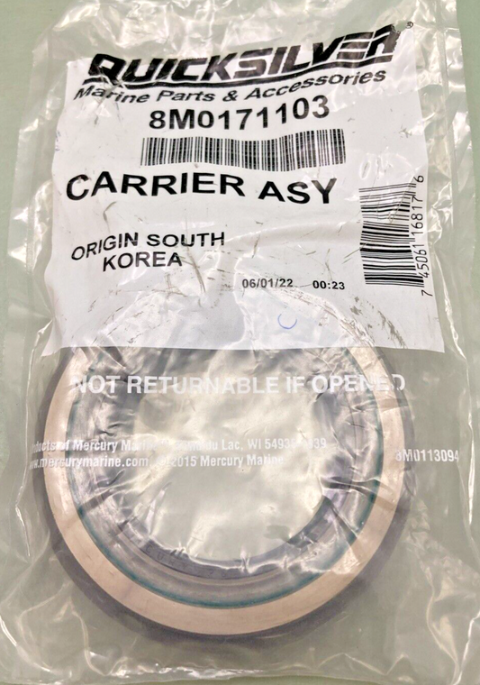 NEW GENUINE MERCURY QUICKSILVER 8M0171103 U-JOINT SEAL CARRIER ASSY