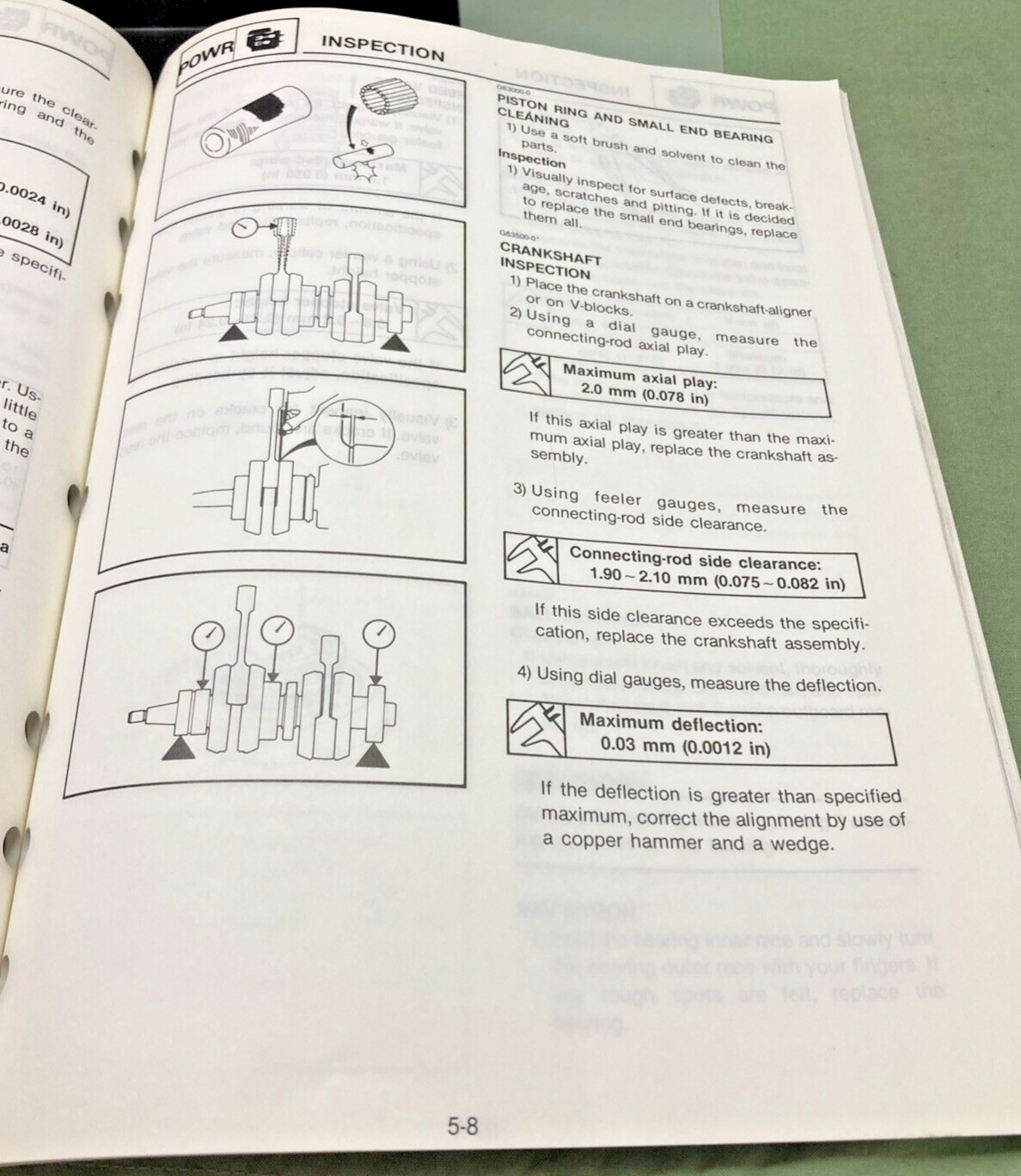GENUINE YAMAHA LIT-18616-00-47 OUTBOARDS 25D/25ED SERVICE MANUAL 1989