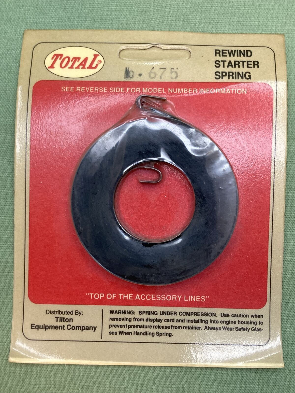 NEW GENUINE TOTAL 675 REWIND STARTER SPRING OLEO MAC OLYMPYK 50 00132