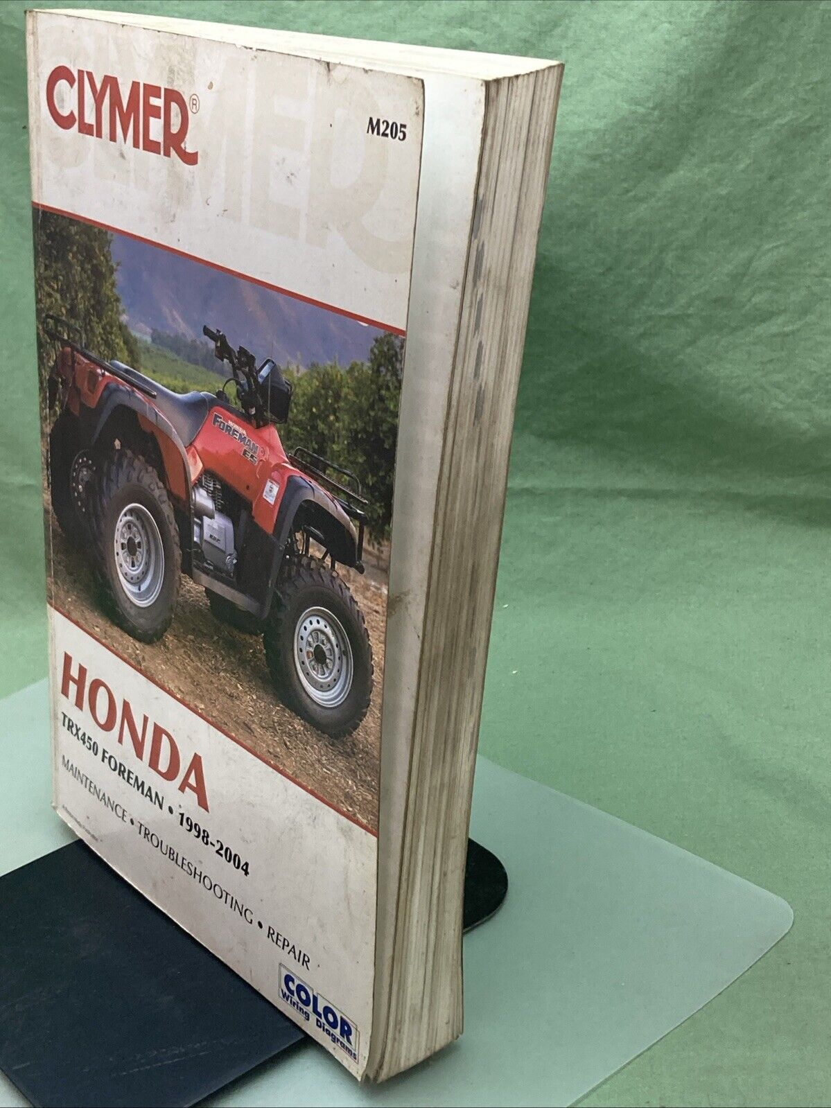 GENUINE CLYMER M205 HONDA TRX450 FOREMAN 1998-2004 REPAIR MANUAL