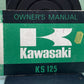 GENUINE KAWASAKI 99997-817 KS125 OWNER'S MANUAL