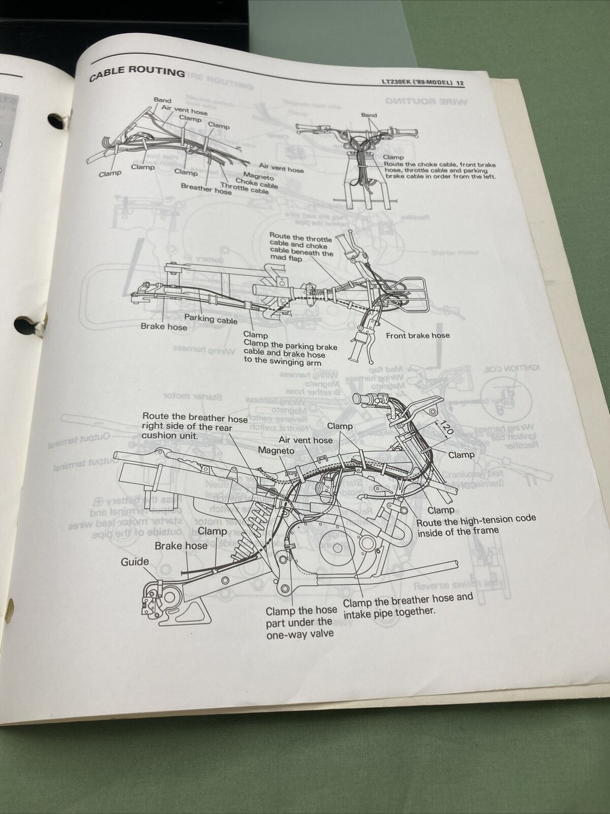 GENUINE SUZUKI 99501-42110-01E SUPPLEMENTARY SERVICE MANUAL LT230E