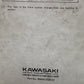 GENUINE KAWASAKI 99924-1120-01 550SX JET SKI WATERCRAFT SERVICE MANUAL