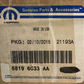 NEW GENUINE MOPAR 68196033AA Anti-Lock Brake System Hydraulic Control Unit