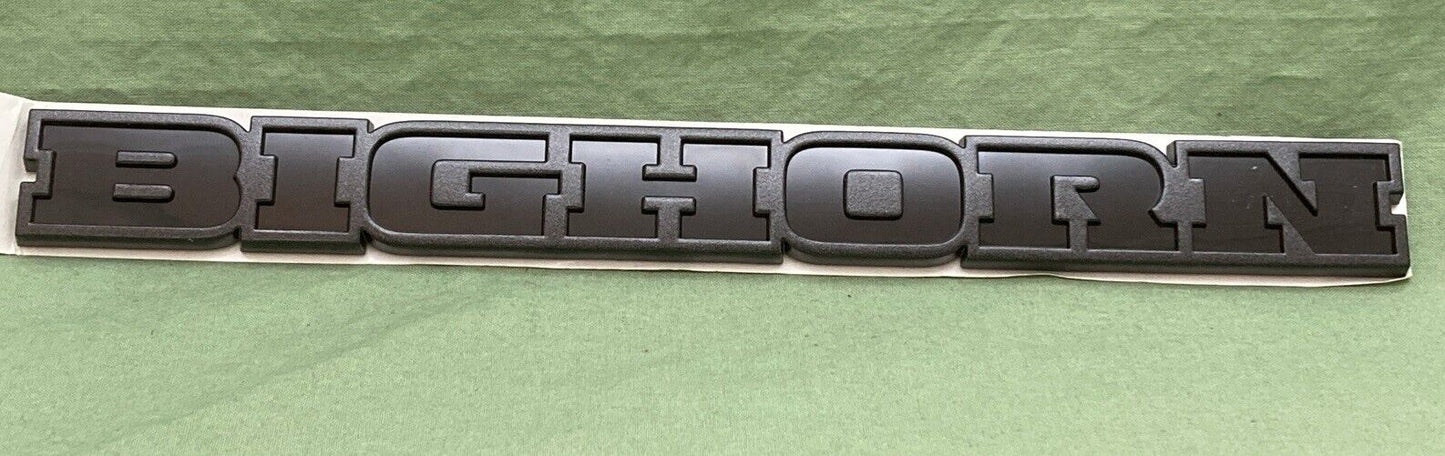 NEW GENUINE MOPAR 68366987AB Nameplate BIGHORN