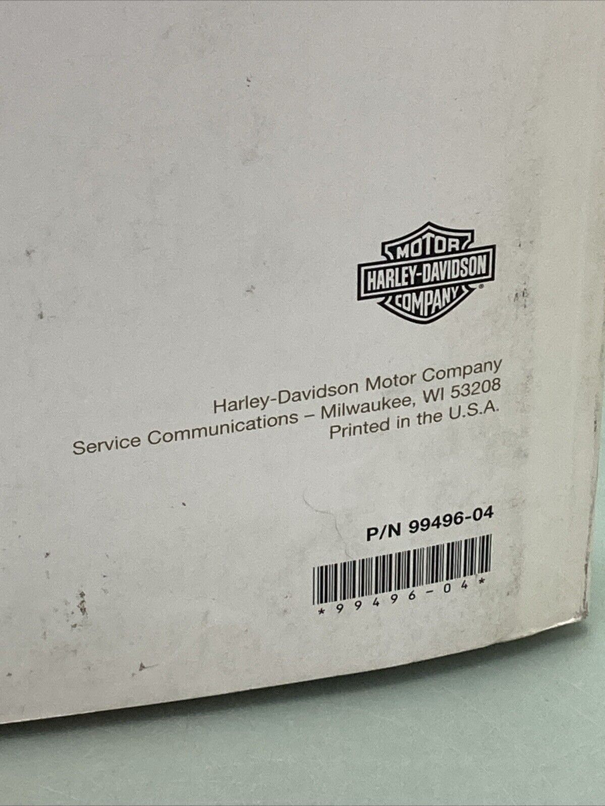 HARLEY DAVIDSON 99496-04 DYNA MODELS 2004 ELECTRICAL DIAGNOSTIC MANUAL