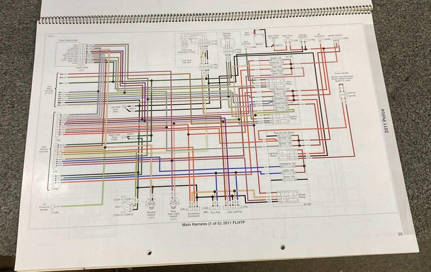 GENUINE HARLEY DAVIDSON 99949-11 WIRING DIAGRAMS BOOK 2011