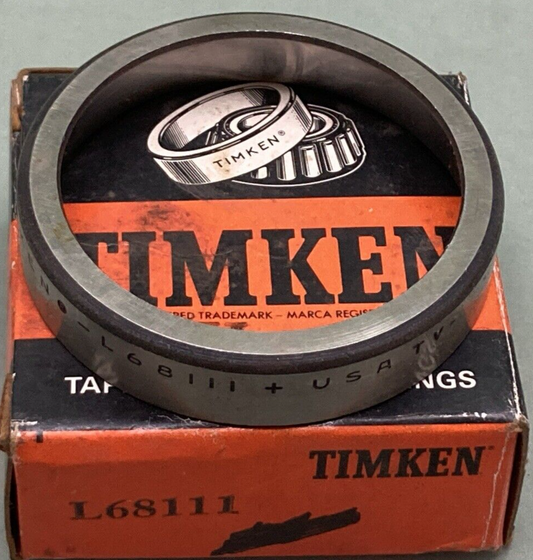 NEW GENUINE TIMKEN L68111 TAPERED ROLLER BEARING OUTER CUP