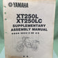 GENUINE YAMAHA LIT-11666-04-23 XT250L XT250LC SUP ASSY MANUAL 15E-28197-10 1983