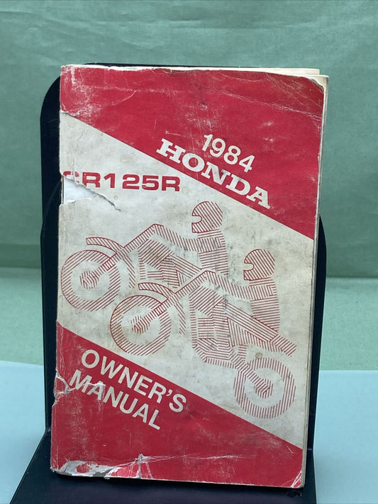 GENUINE HONDA 31KA3610 CR125R OWNER'S MANUAL '84