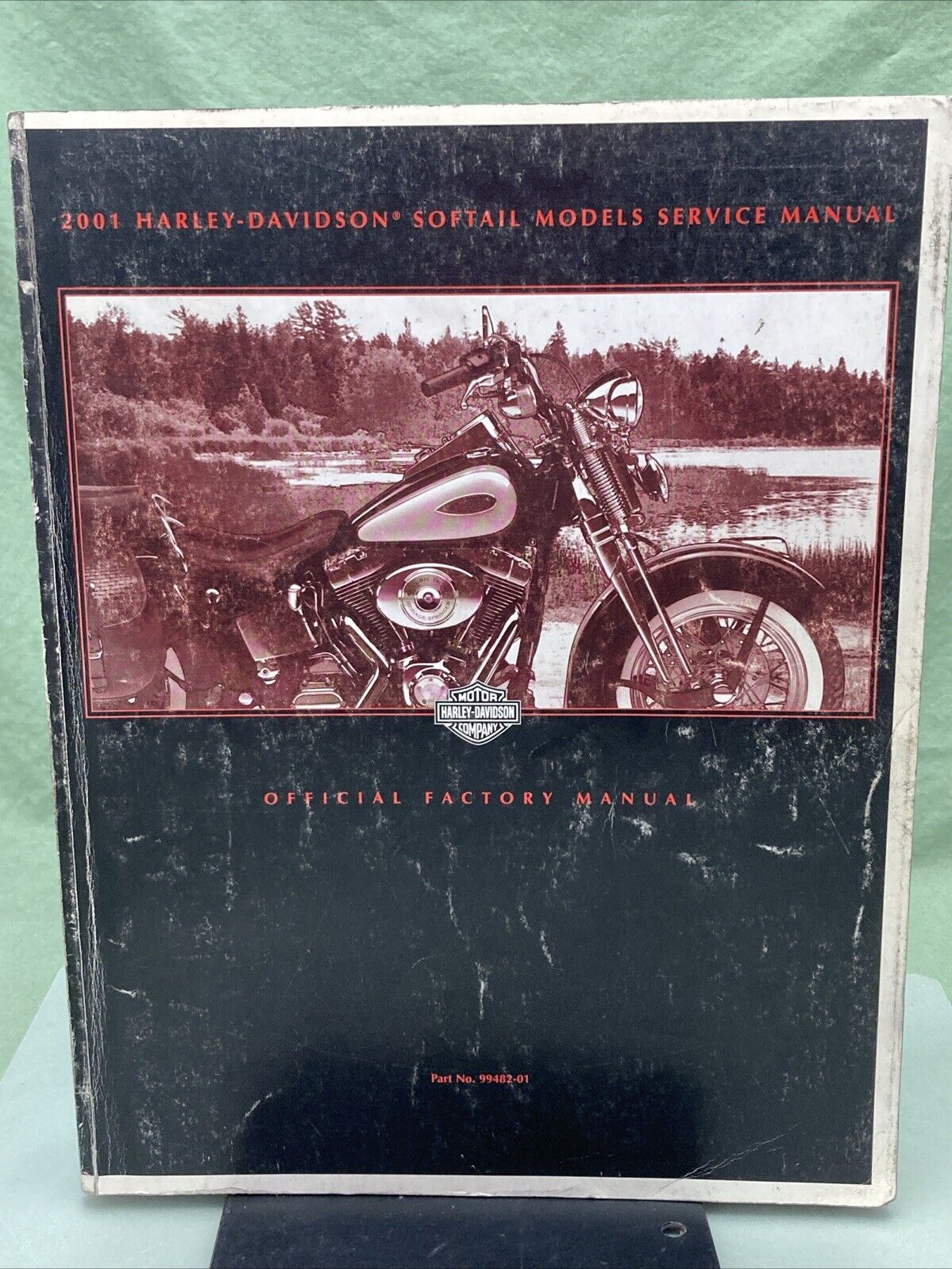 HARLEY DAVIDSON 99482-01 SOFTAIL MODELS 2001 OFFICAL FACTORY SERVICE MANUAL