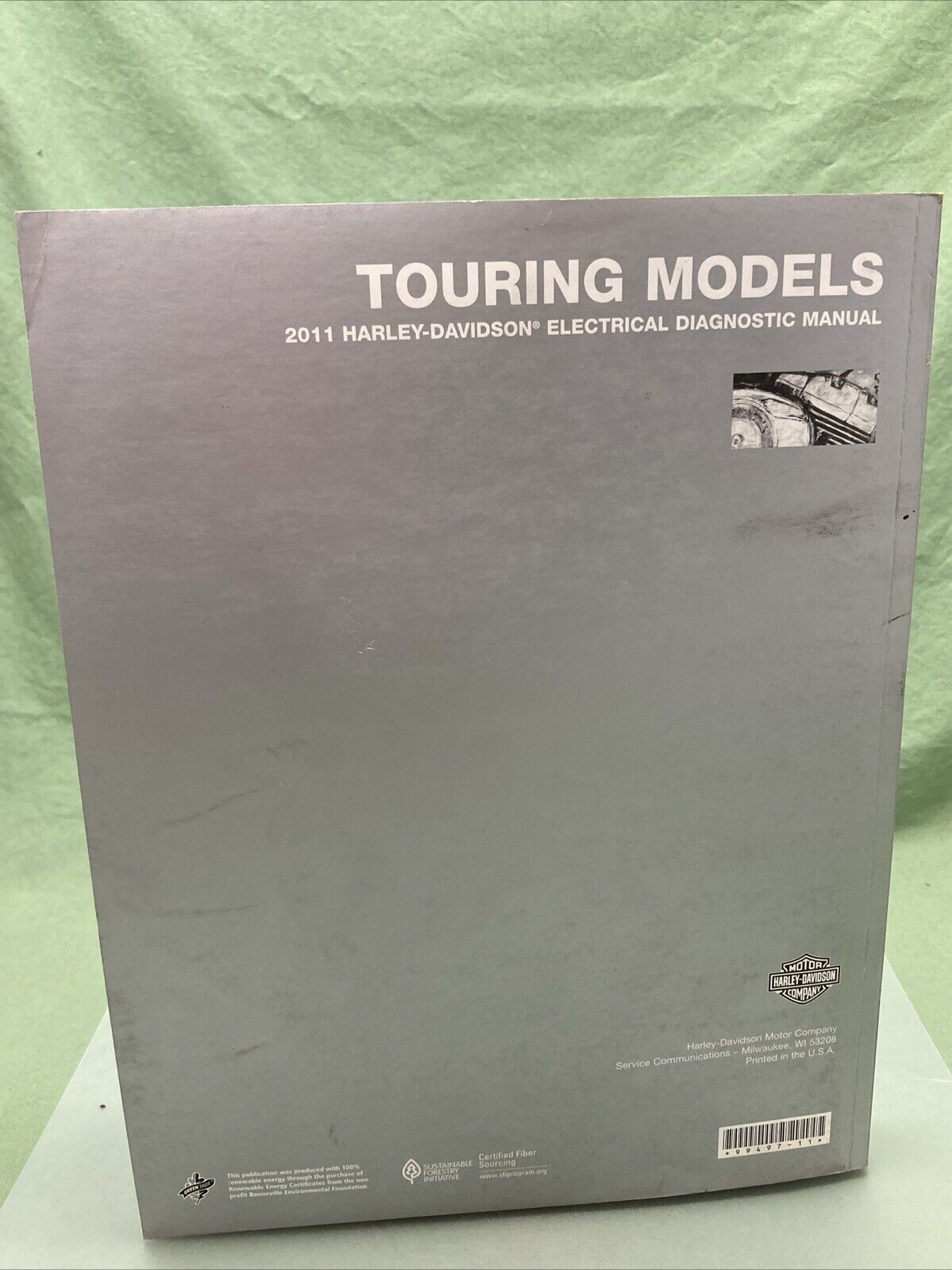 HARLEY DAVIDSON 99497-11 TOURING MODELS 2011 ELECTRICAL DIAGNOSTIC MANUAL