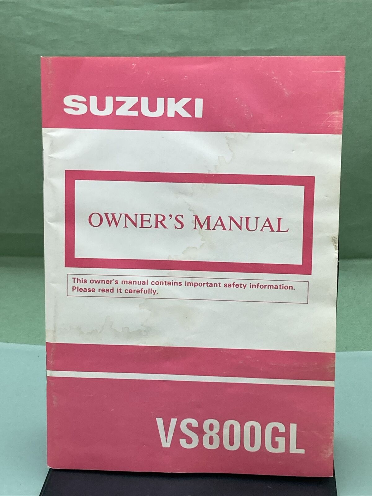 GENUINE SUZUKI 99011-39A52-03A VS800GL OWNER'S MANUAL