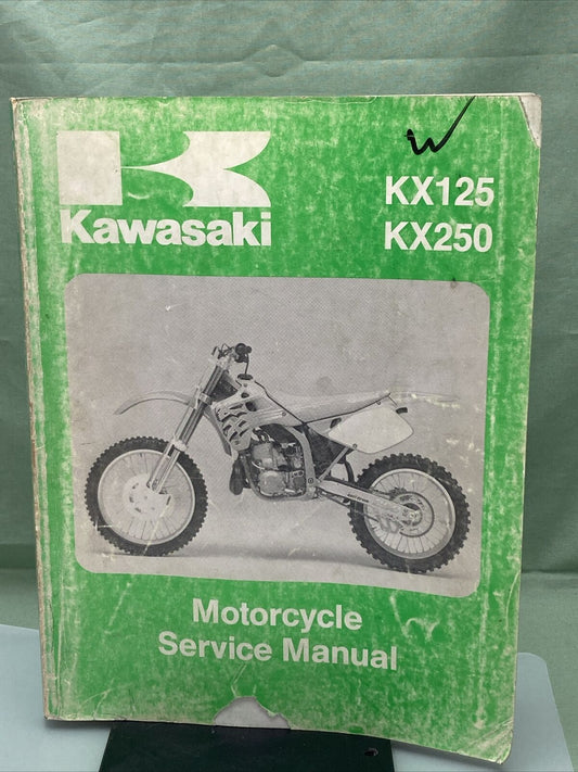 GENUINE KAWASAKI 99924-1153-02 SERVICE MANUAL KX125, KX250