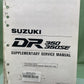 GENUINE SUZUKI 99501-43070-03E SUPPLEMENTARY SERVICE MANUAL DR350/DR350SE